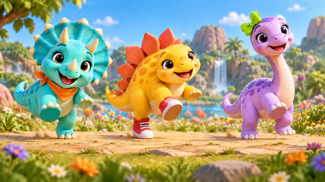 Scene 4 - Dino Stomp & Freeze!