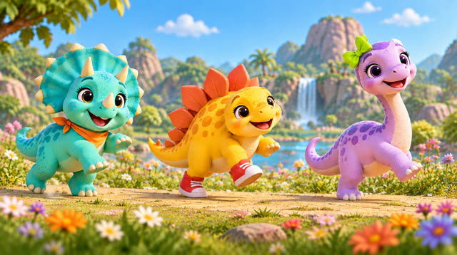 Scene 6 - Dino Stomp & Freeze!
