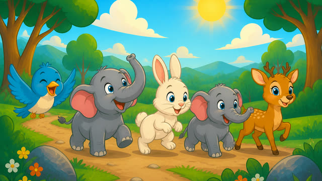 Scene 7 - The Happy Animal Parade