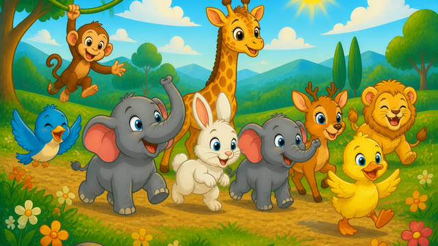 Scene 15 - The Happy Animal Parade