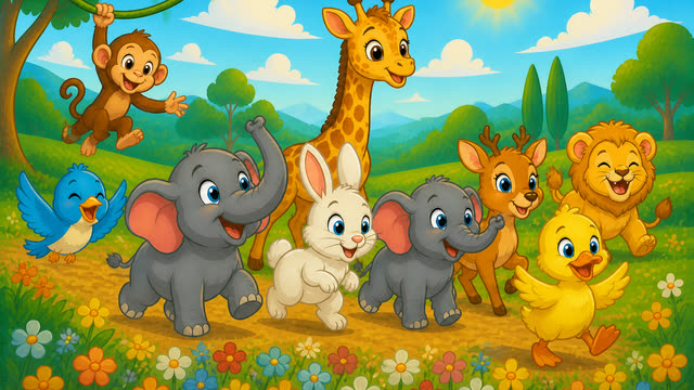 Scene 16 - The Happy Animal Parade