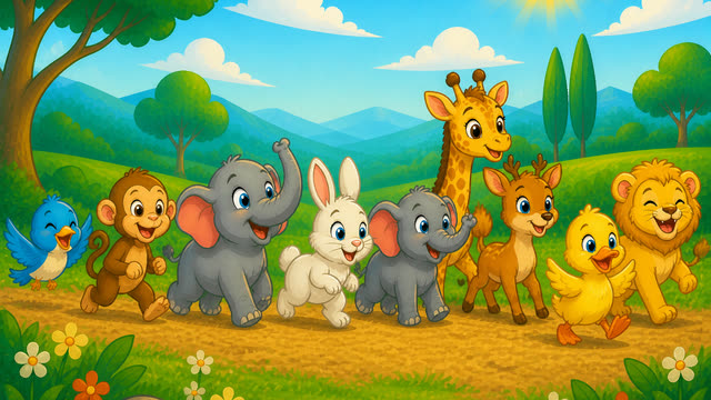 Scene 18 - The Happy Animal Parade