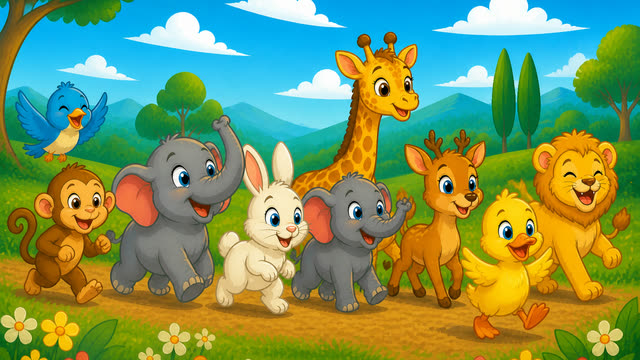 Scene 19 - The Happy Animal Parade