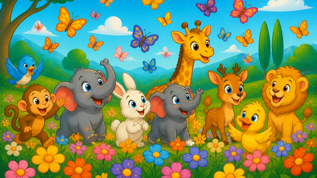 Scene 23 - The Happy Animal Parade