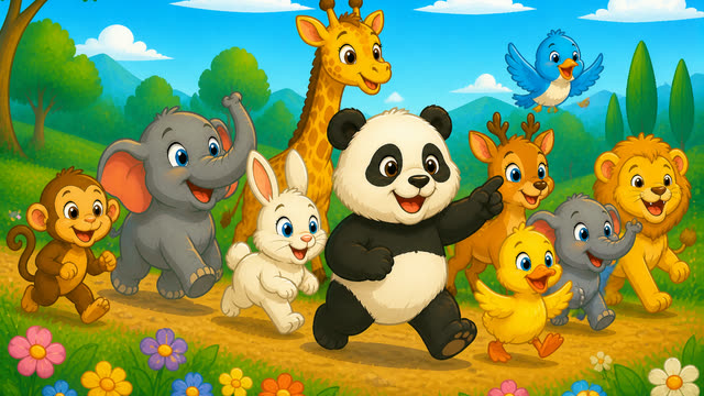 Scene 24 - The Happy Animal Parade