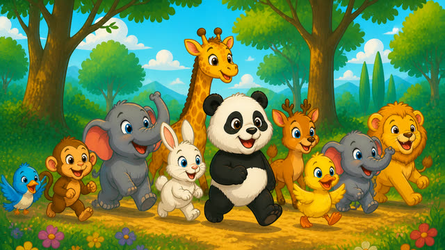 Scene 25 - The Happy Animal Parade
