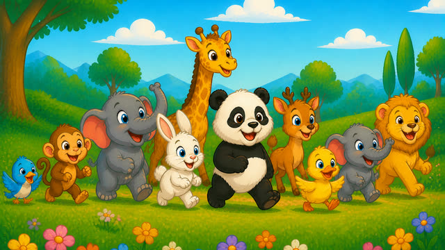 Scene 26 - The Happy Animal Parade