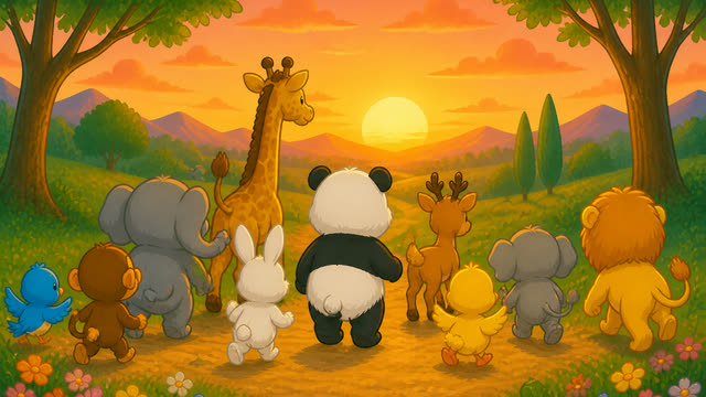 Scene 28 - The Happy Animal Parade