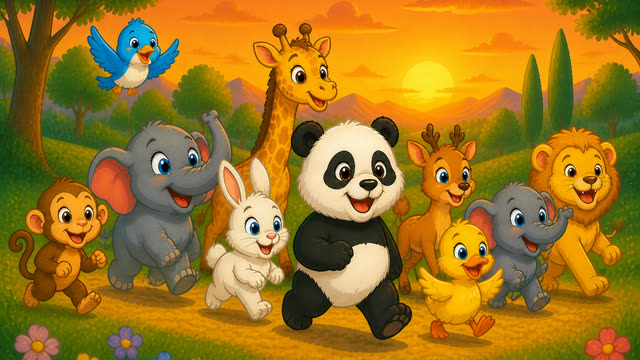 Scene 29 - The Happy Animal Parade