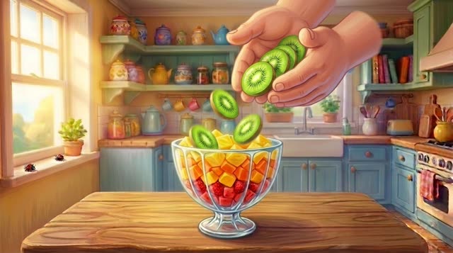 Scene 34 - Цветное Мороженое