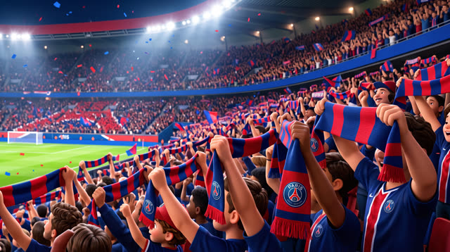 Scene 13 - Noah & Mehdi découvrent le PSG 🔴🔵 | Une soirée au Parc | Lala Kids Planet