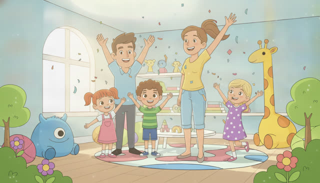 Scene 9 - The Happy Finger Family Song