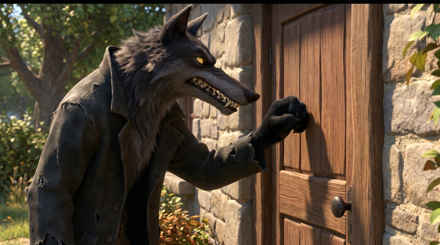 Scene 5 - Le Loup et les Sept Chevreaux