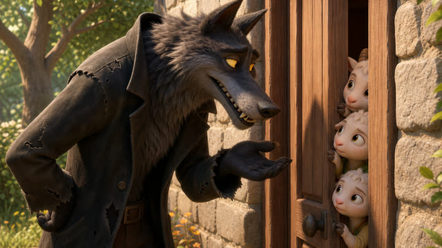 Scene 6 - Le Loup et les Sept Chevreaux