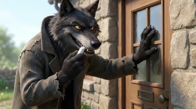 Scene 8 - Le Loup et les Sept Chevreaux