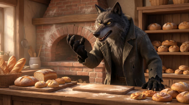 Scene 11 - Le Loup et les Sept Chevreaux