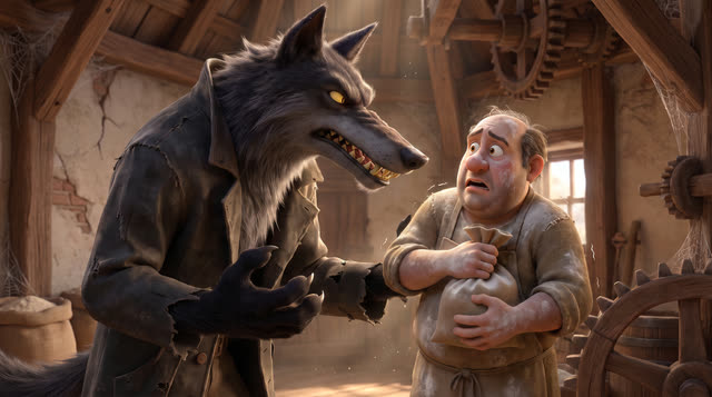 Scene 13 - Le Loup et les Sept Chevreaux