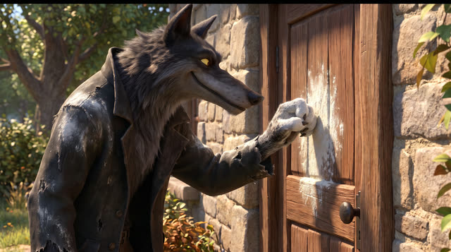 Scene 14 - Le Loup et les Sept Chevreaux