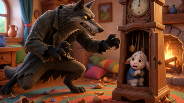 Scene 18 - Le Loup et les Sept Chevreaux
