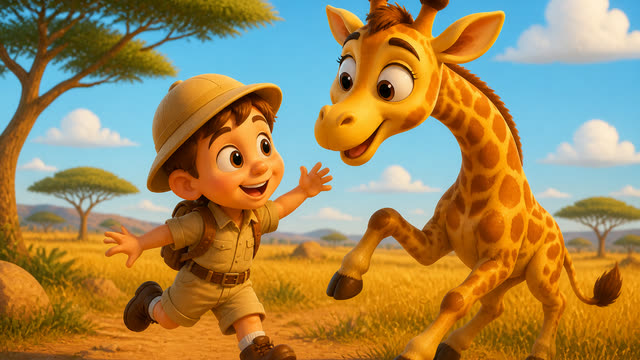 Scene 3 - African Safari With My Giraffe