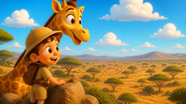 Scene 5 - African Safari With My Giraffe