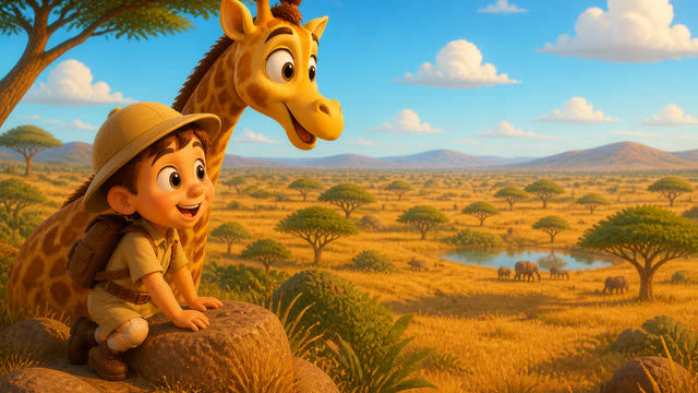 Scene 6 - African Safari With My Giraffe