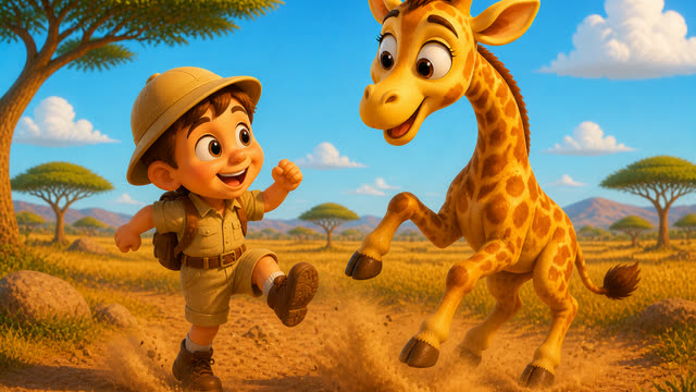 Scene 7 - African Safari With My Giraffe