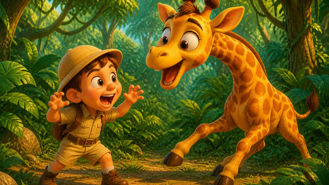 Scene 8 - African Safari With My Giraffe