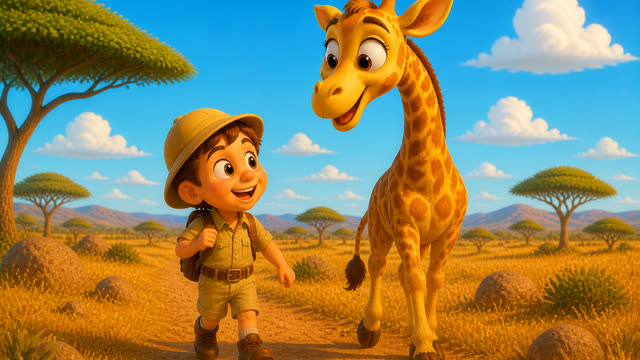 Scene 9 - African Safari With My Giraffe