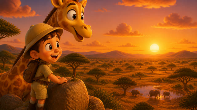 Scene 10 - African Safari With My Giraffe
