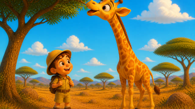 Scene 14 - African Safari With My Giraffe
