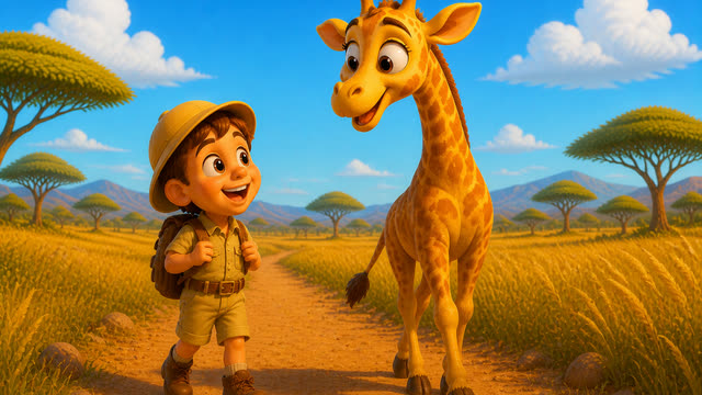 Scene 16 - African Safari With My Giraffe