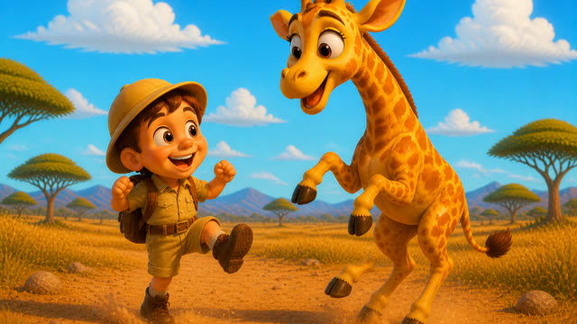 Scene 17 - African Safari With My Giraffe