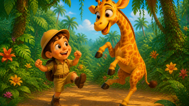 Scene 18 - African Safari With My Giraffe