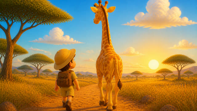 Scene 19 - African Safari With My Giraffe