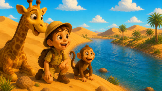 Scene 25 - African Safari With My Giraffe