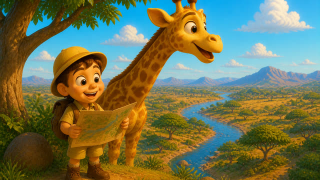 Scene 26 - African Safari With My Giraffe