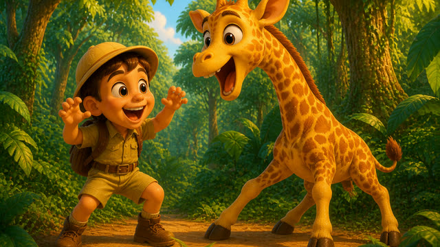 Scene 29 - African Safari With My Giraffe
