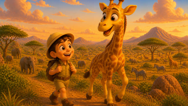 Scene 30 - African Safari With My Giraffe
