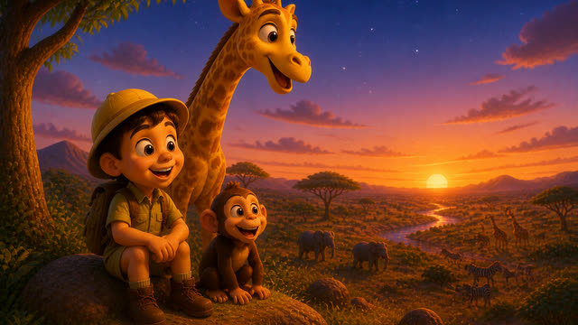 Scene 31 - African Safari With My Giraffe