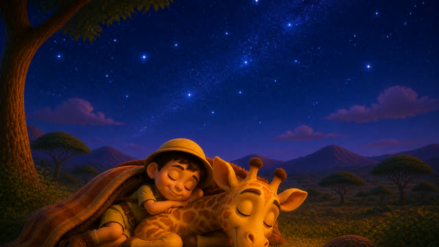Scene 33 - African Safari With My Giraffe