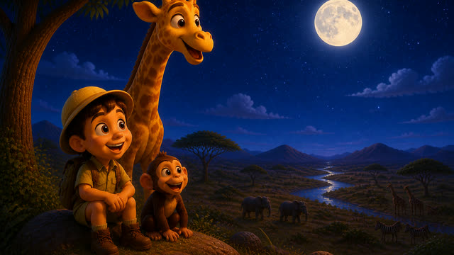 Scene 34 - African Safari With My Giraffe