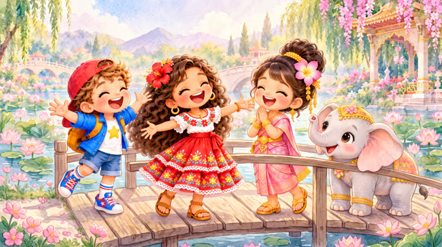 Scene 12 - La grande rencontre des amis | Lala Kids Planet