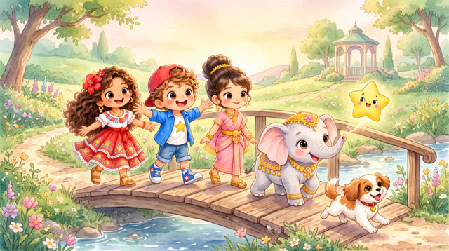Scene 13 - La grande rencontre des amis | Lala Kids Planet