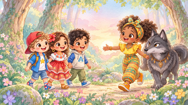 Scene 15 - La grande rencontre des amis | Lala Kids Planet