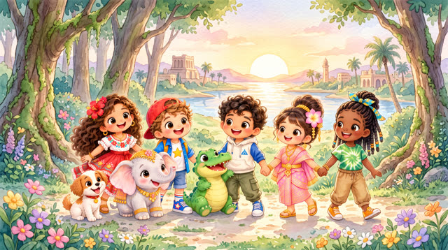 Scene 17 - La grande rencontre des amis | Lala Kids Planet