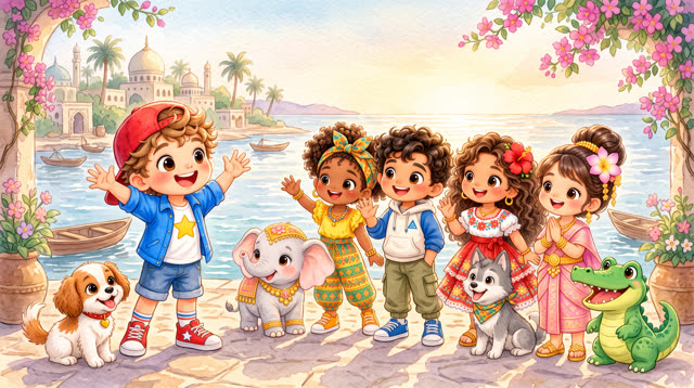 Scene 19 - La grande rencontre des amis | Lala Kids Planet