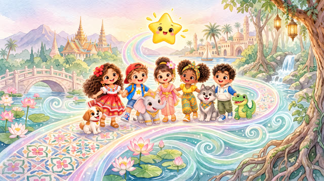 Scene 22 - La grande rencontre des amis | Lala Kids Planet