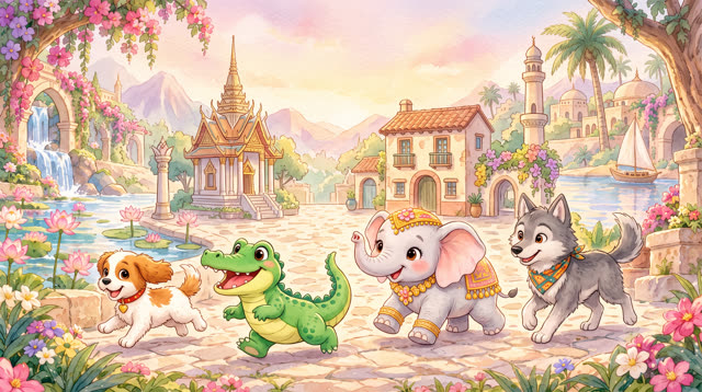 Scene 25 - La grande rencontre des amis | Lala Kids Planet