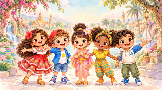 Scene 28 - La grande rencontre des amis | Lala Kids Planet